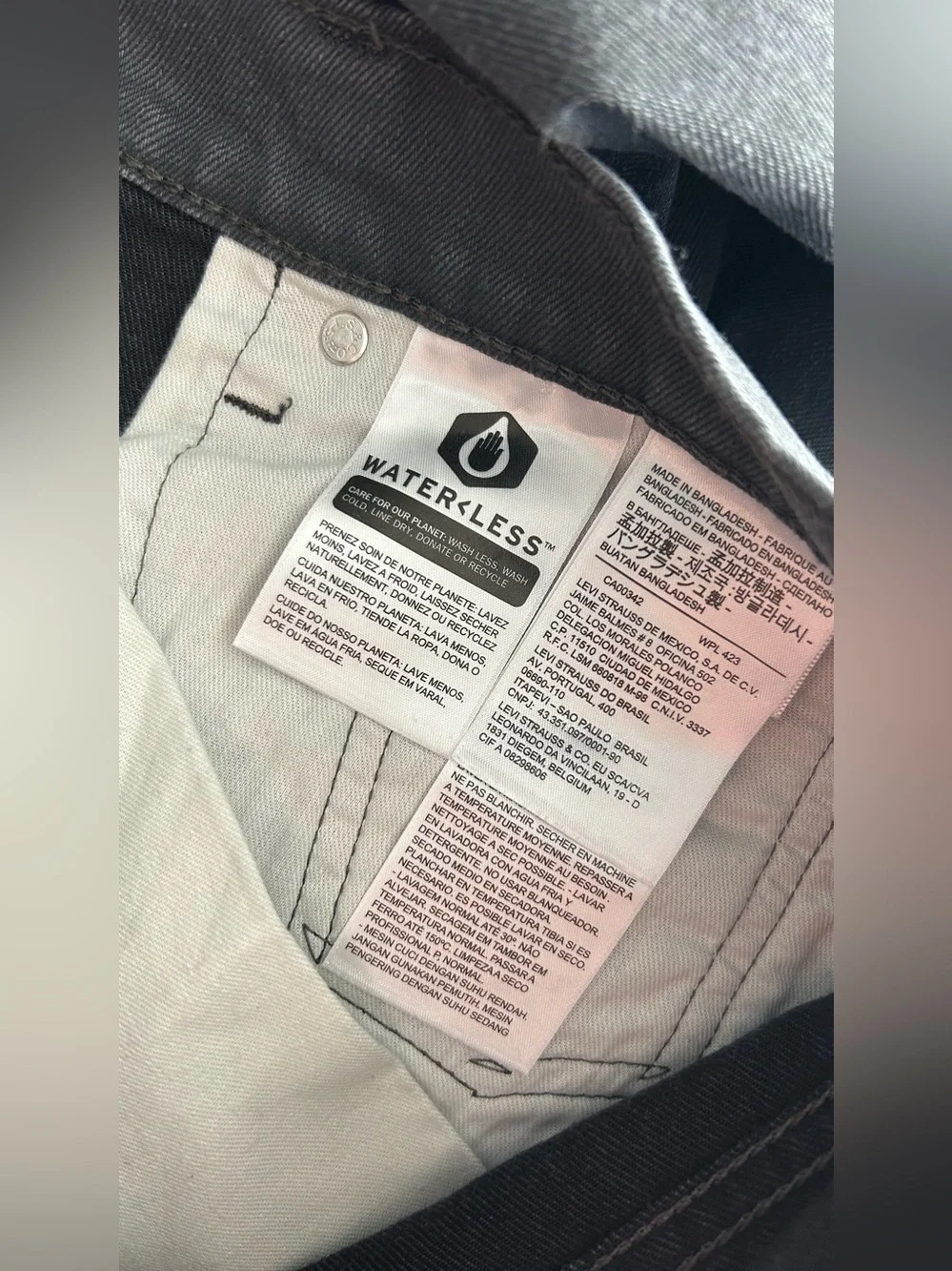 Levi's Straight Black Men's Jeans